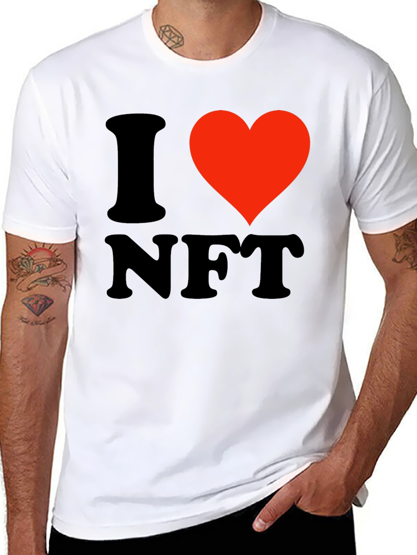 I Love NFT T-Shirt - Black