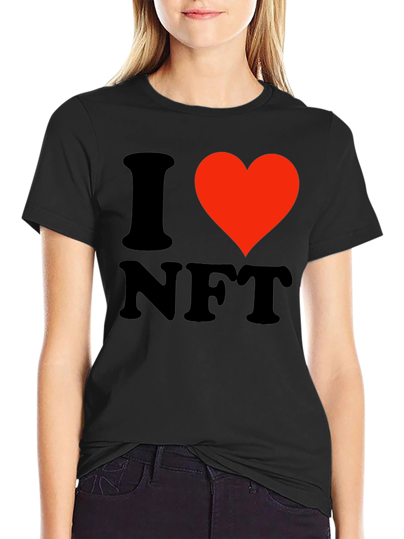 I Love NFT T-Shirt - Black