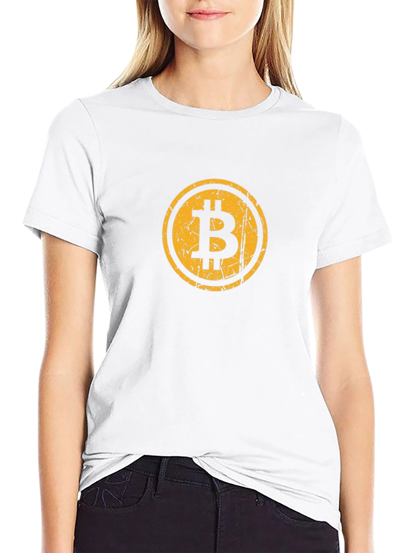 Bitcoin Crypto Graphic Tee - Black