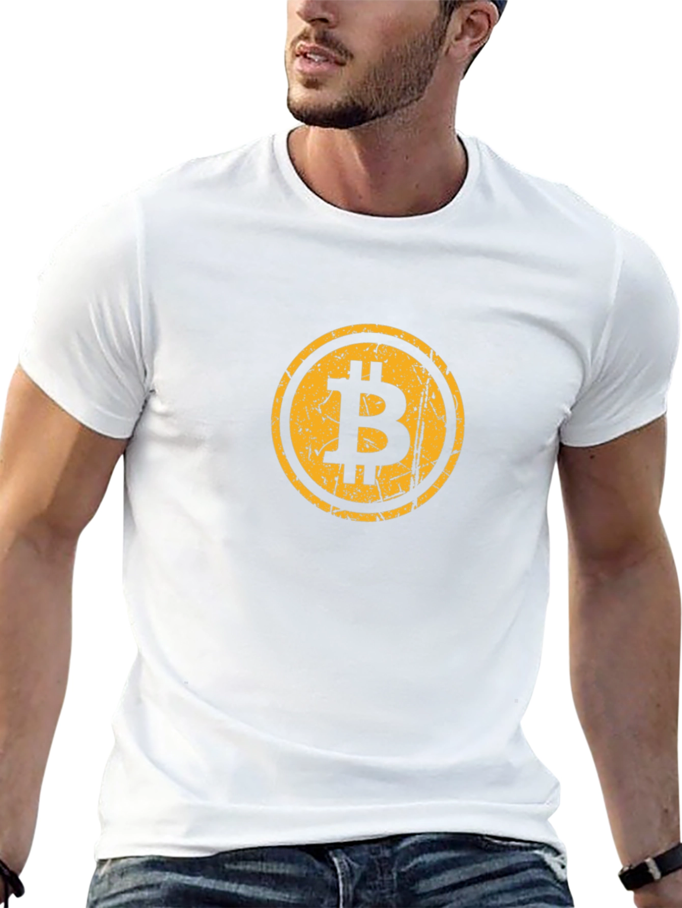 Bitcoin Crypto Graphic Tee - Black