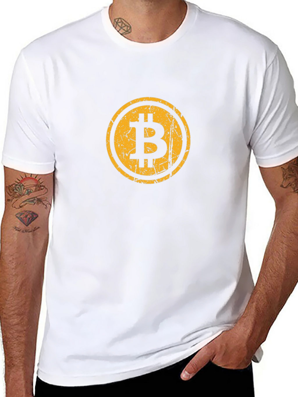 Bitcoin Crypto Graphic Tee - Black