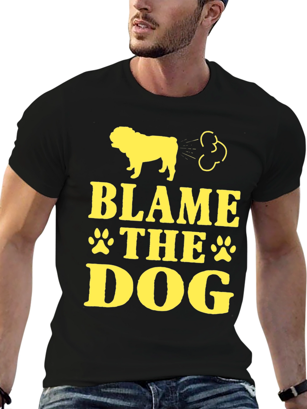 Blame The Dog Funny T-Shirt