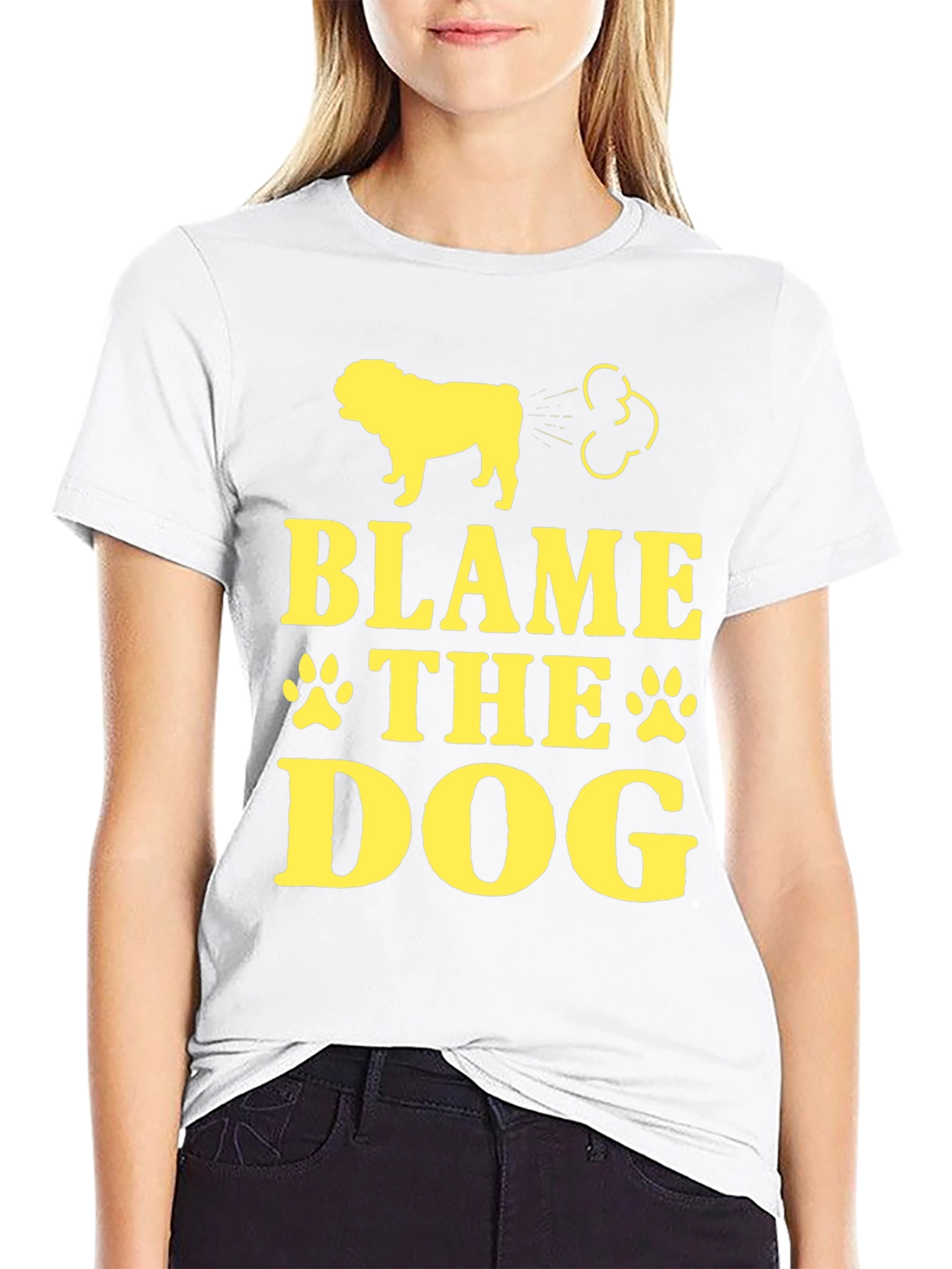 Blame The Dog Funny T-Shirt