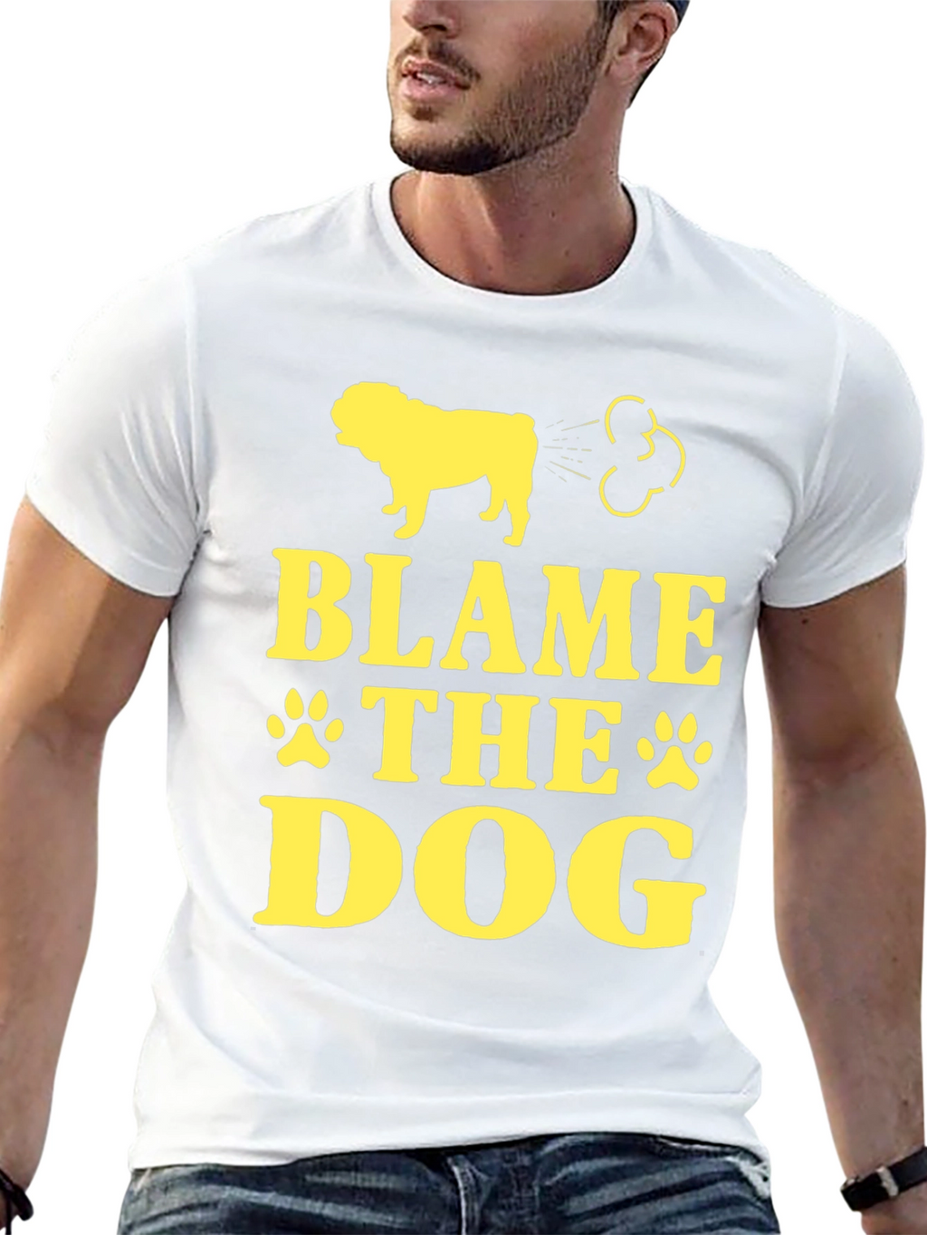 Blame The Dog Funny T-Shirt
