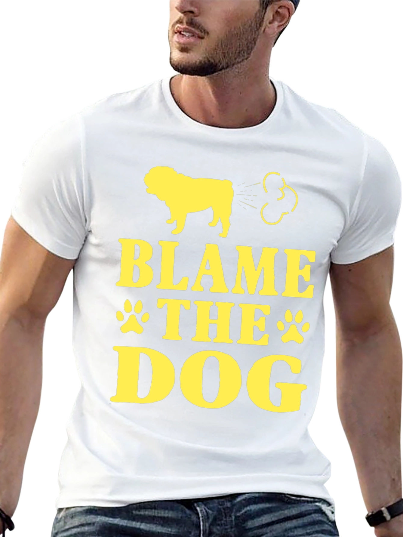 Blame The Dog Funny T-Shirt