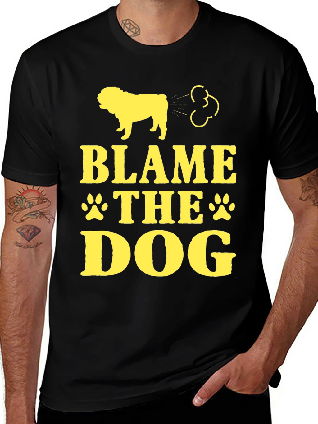 Blame The Dog Funny T-Shirt