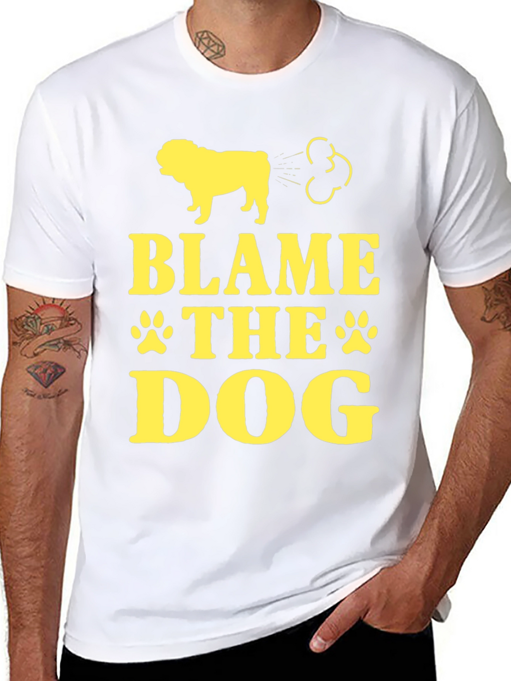 Blame The Dog Funny T-Shirt