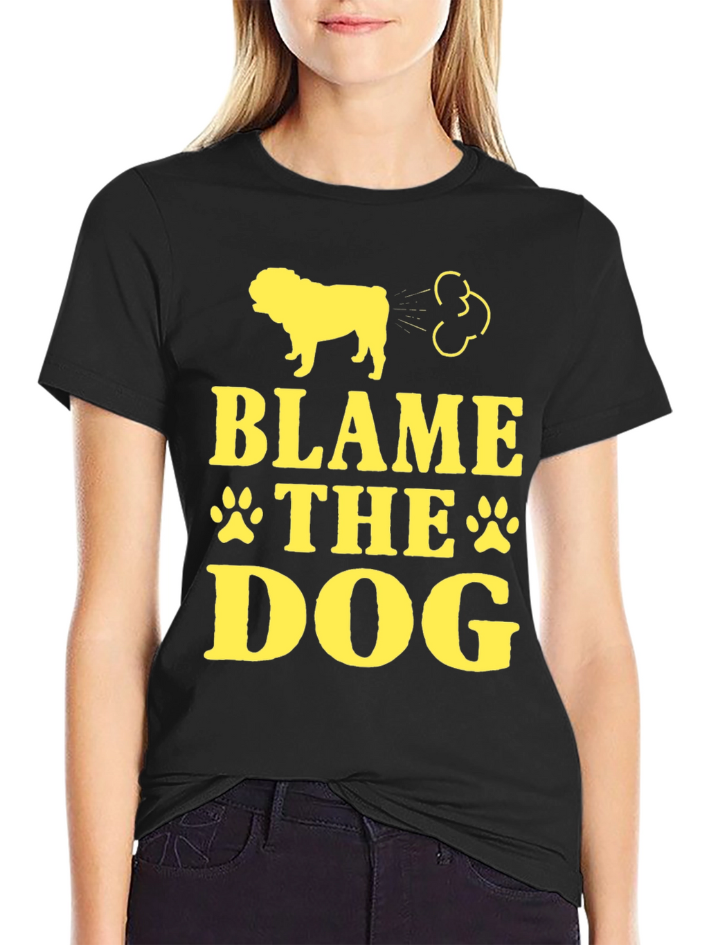 Blame The Dog Funny T-Shirt