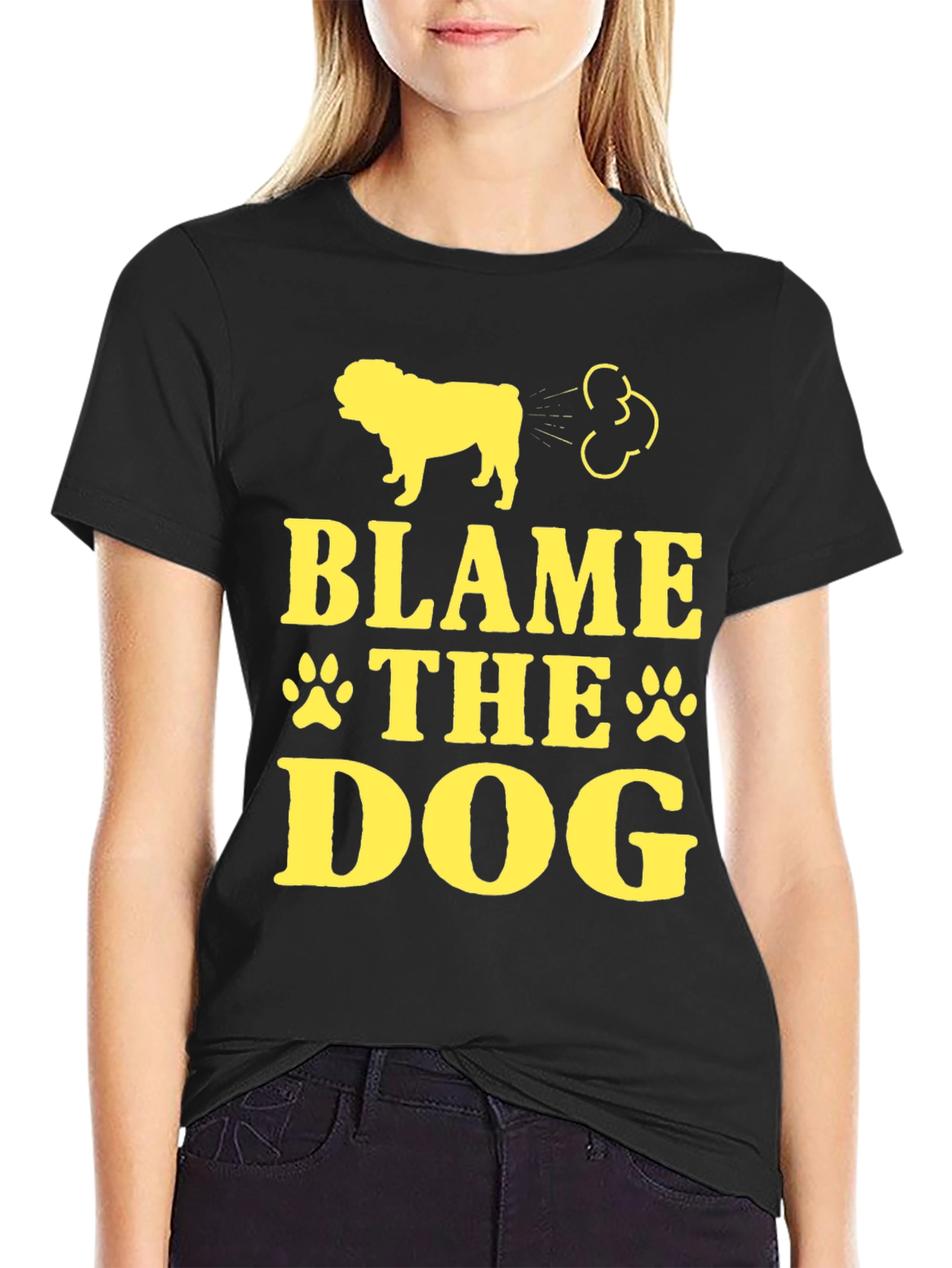 Blame The Dog Funny T-Shirt