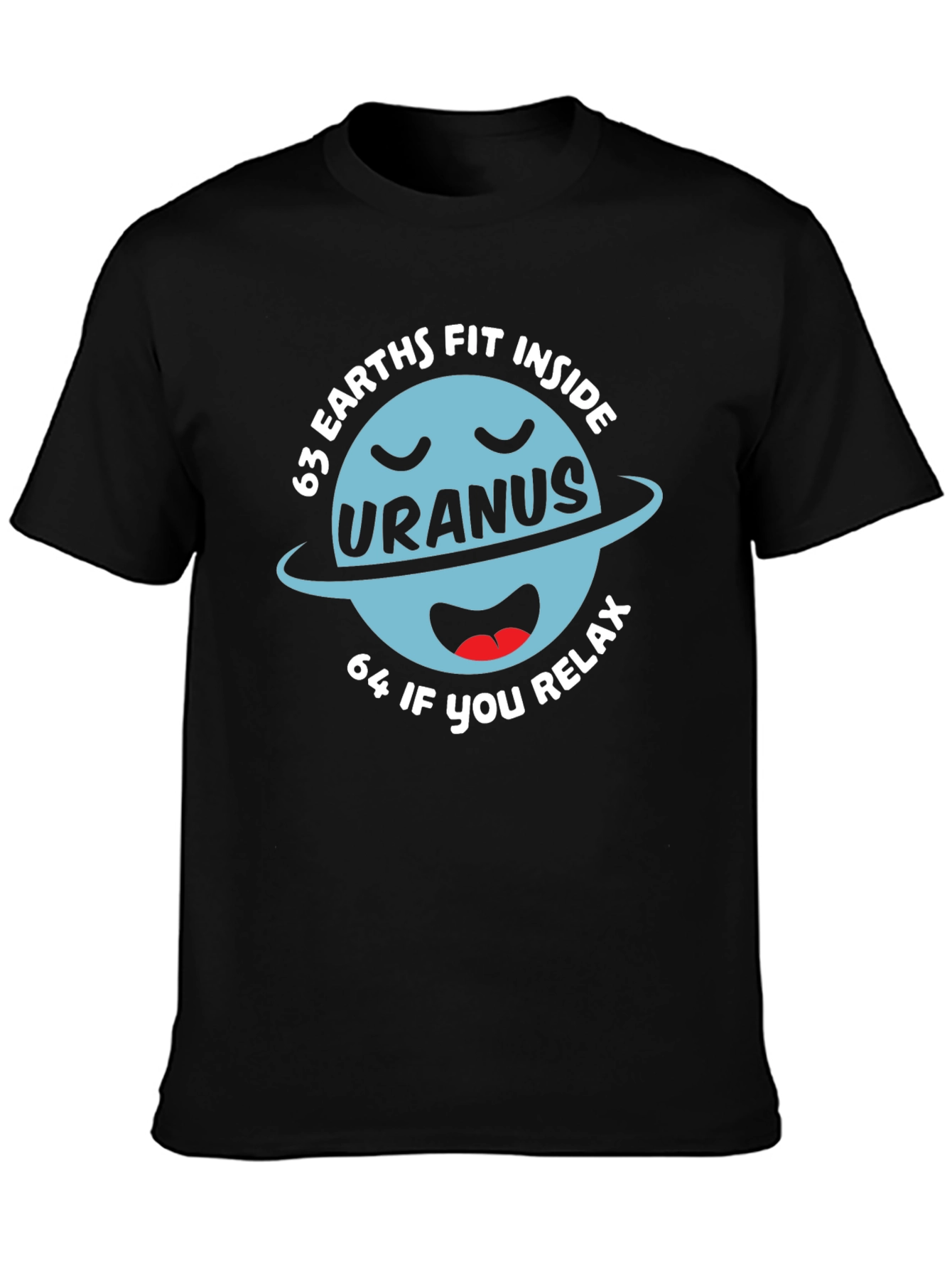 Funny Uranus Planet Graphic T-Shirt