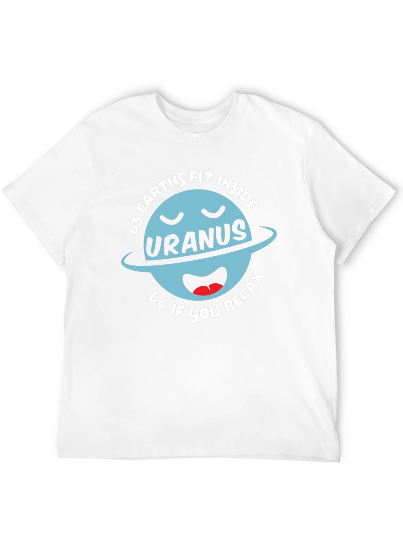 Funny Uranus Planet Graphic T-Shirt