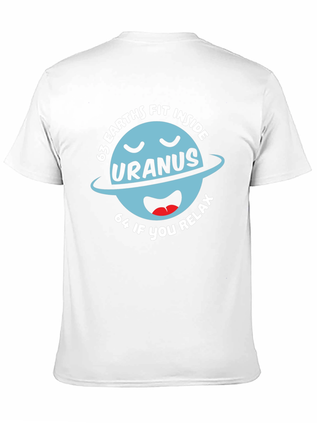 Funny Uranus Planet Graphic T-Shirt