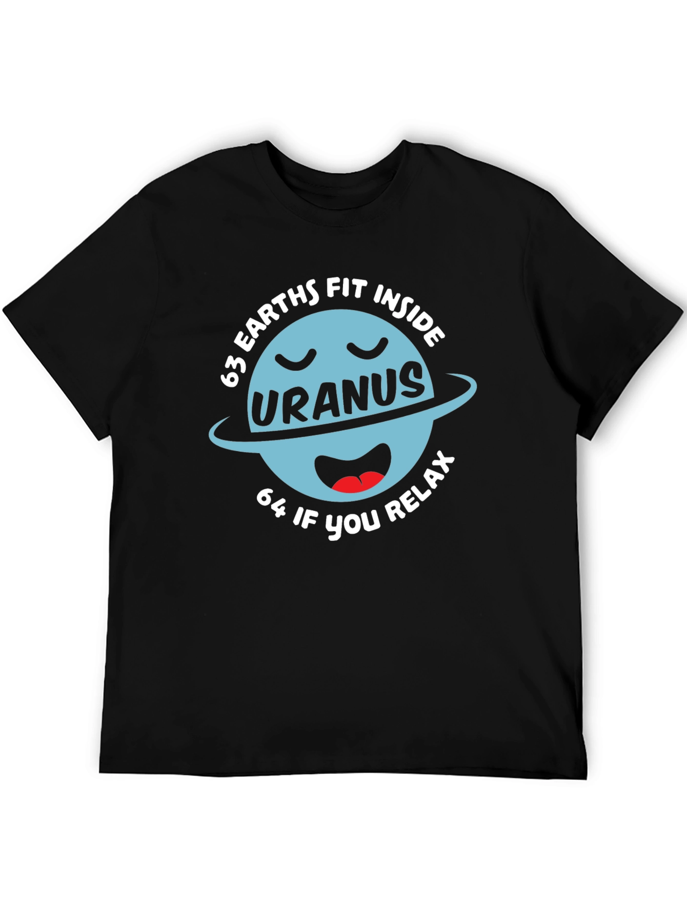 Funny Uranus Planet Graphic T-Shirt