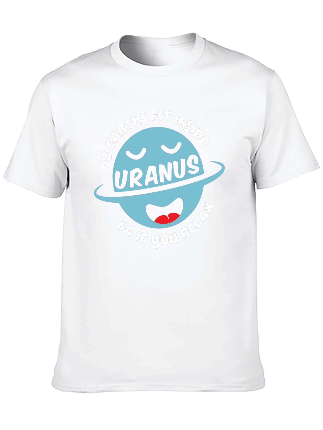 Funny Uranus Planet Graphic T-Shirt