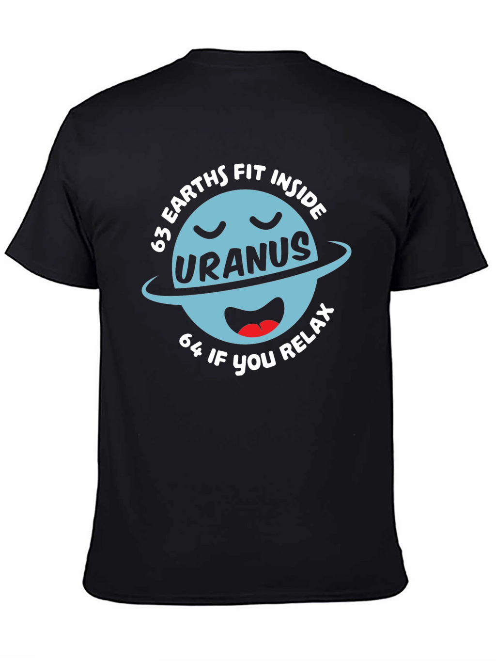 Funny Uranus Planet Graphic T-Shirt