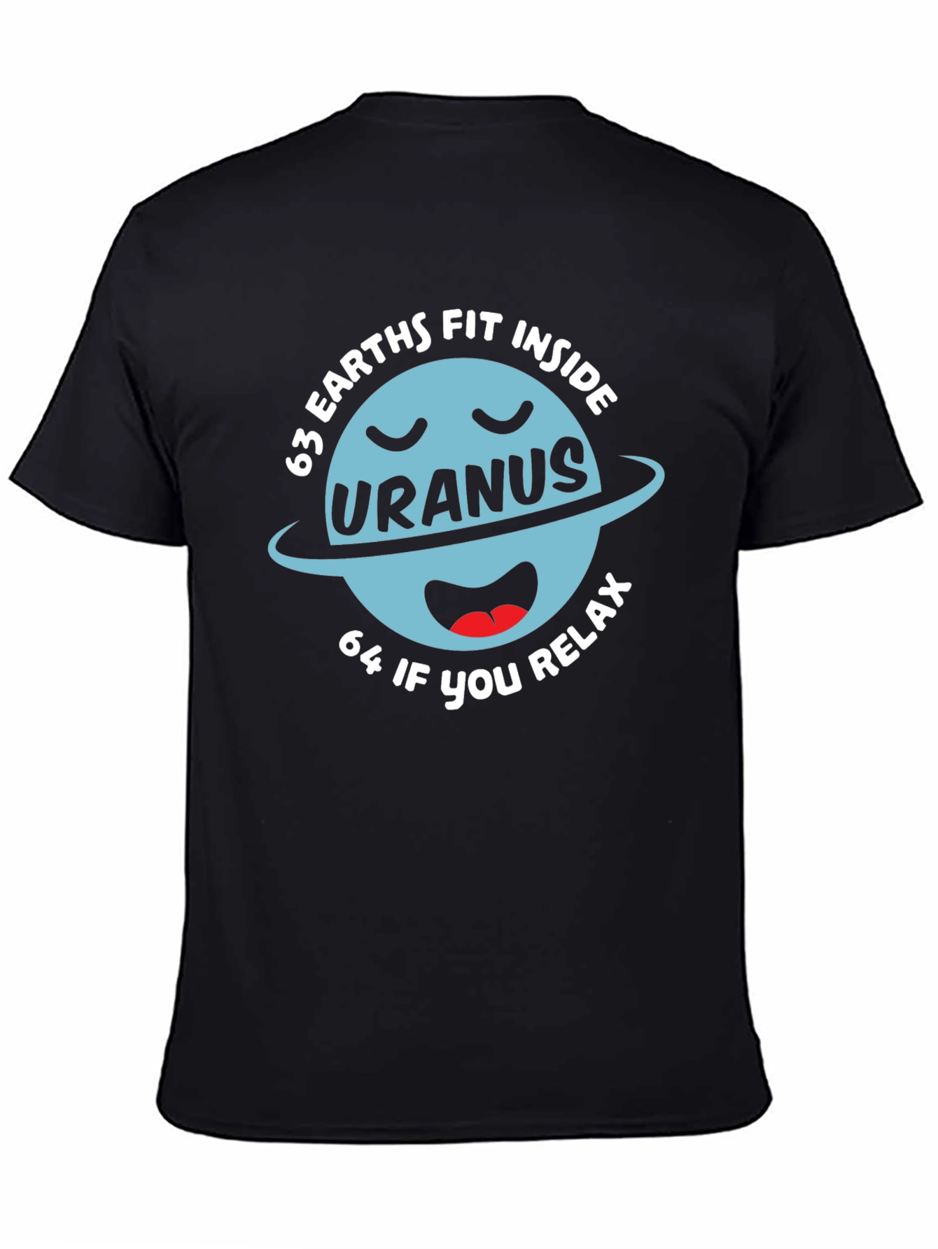 Funny Uranus Planet Graphic T-Shirt