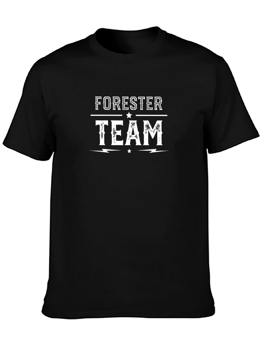 Forester Team Graphic Print Black T-Shirt