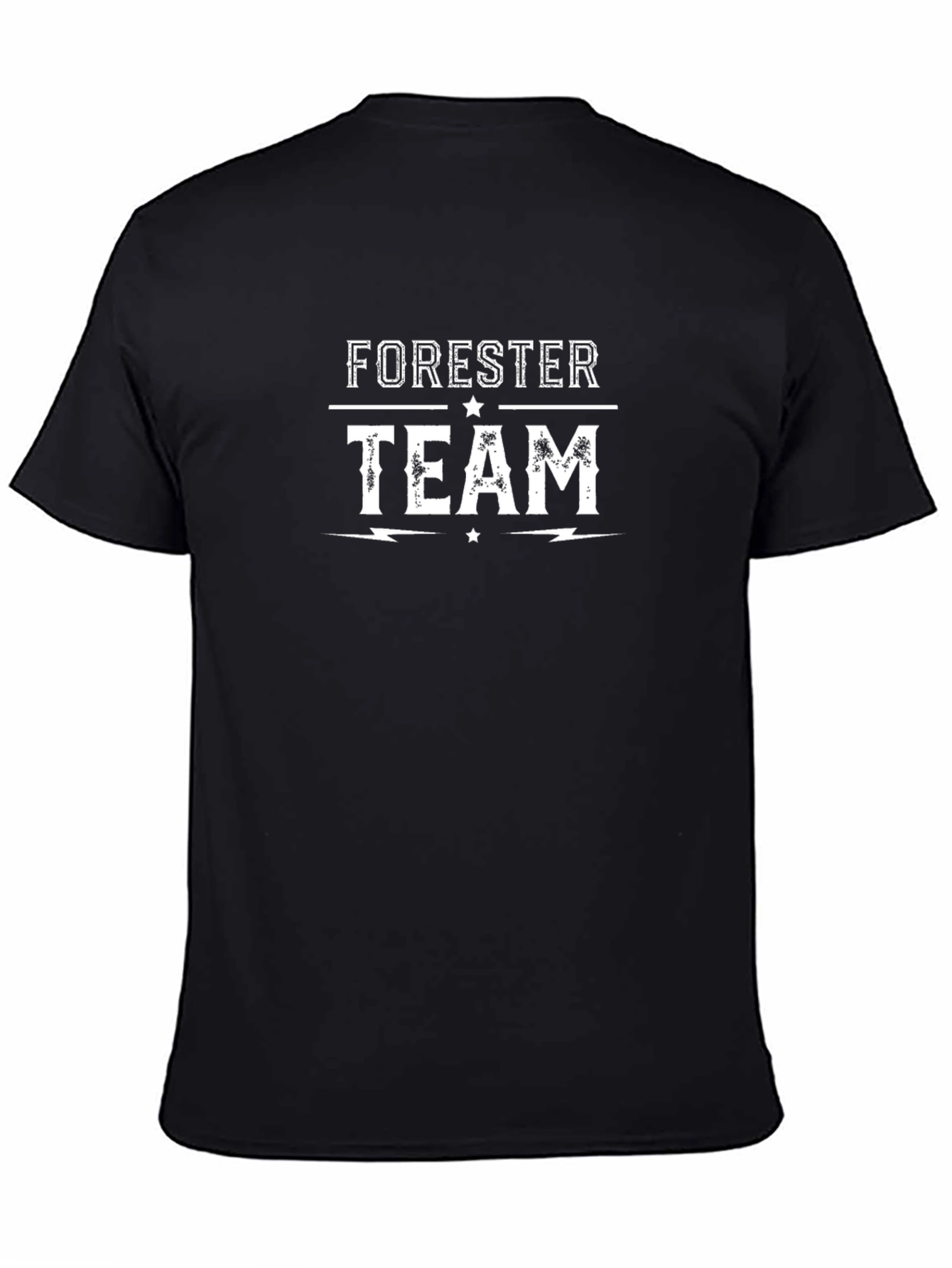 Forester Team Graphic Print Black T-Shirt
