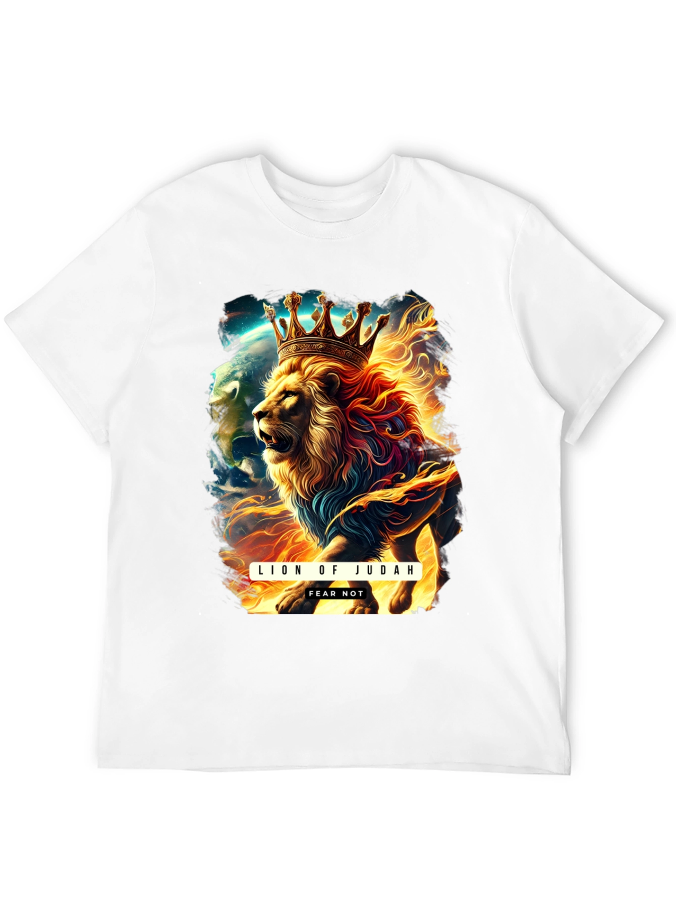 Lion of Judah T-Shirt: Fear Not Graphic Tee