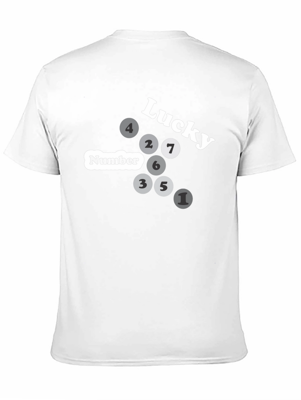 Lucky Number Graphic Tee - Black