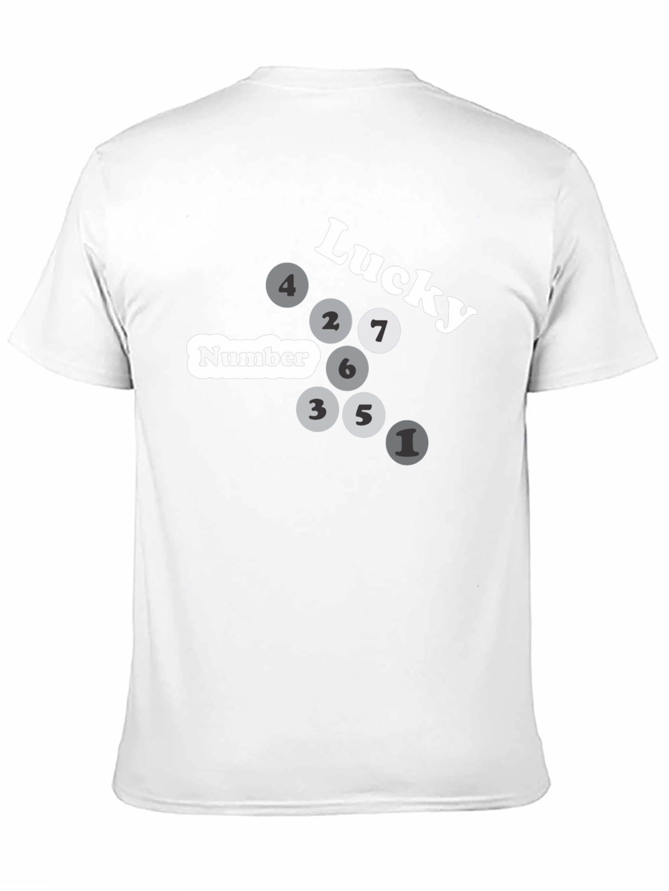 Lucky Number Graphic Tee - Black