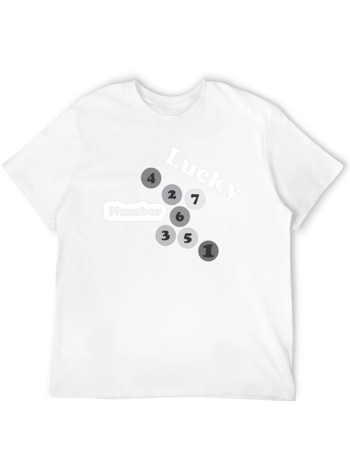 Lucky Number Graphic Tee - Black