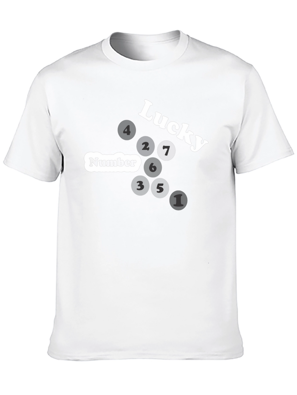 Lucky Number Graphic Tee - Black