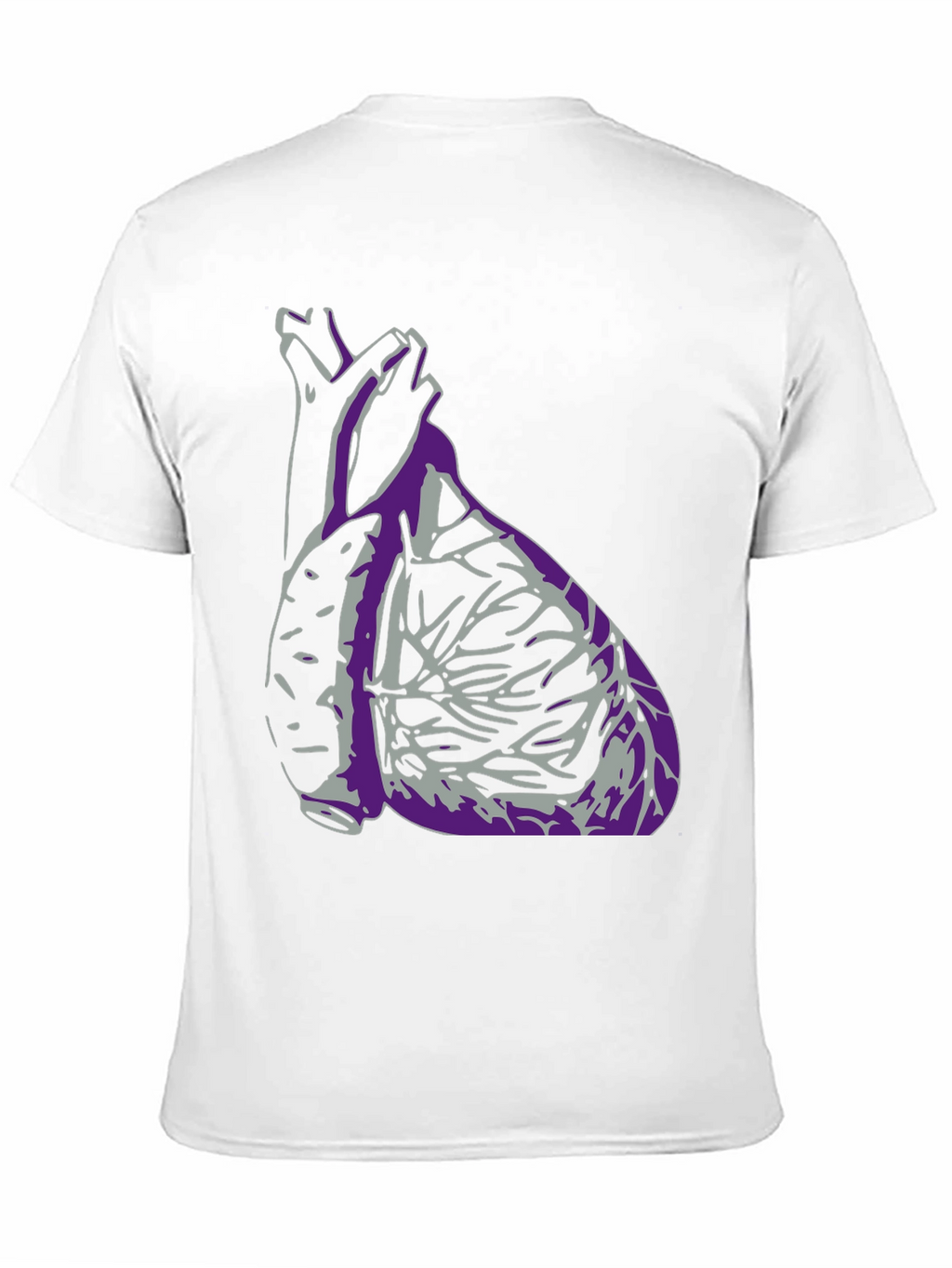 Anatomical Heart Graphic T-Shirt - Black
