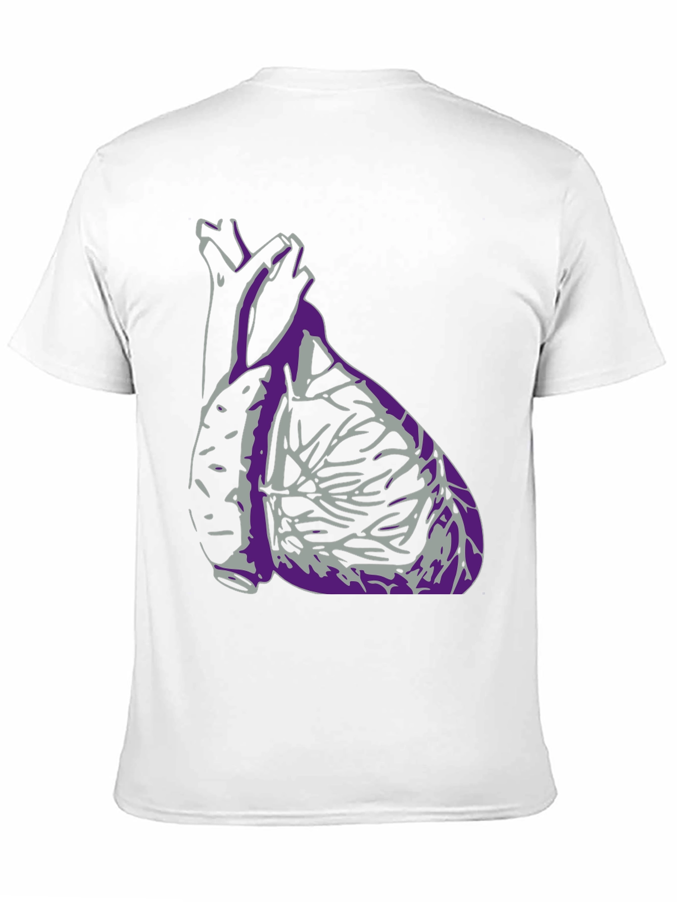 Anatomical Heart Graphic T-Shirt - Black