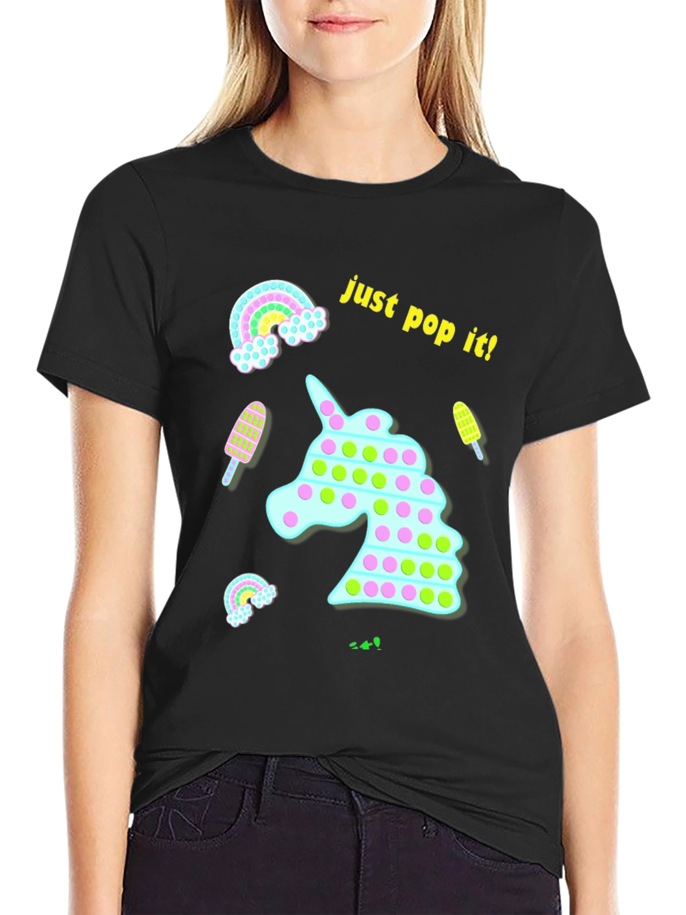 Just Pop It! Fun Unicorn T-Shirt