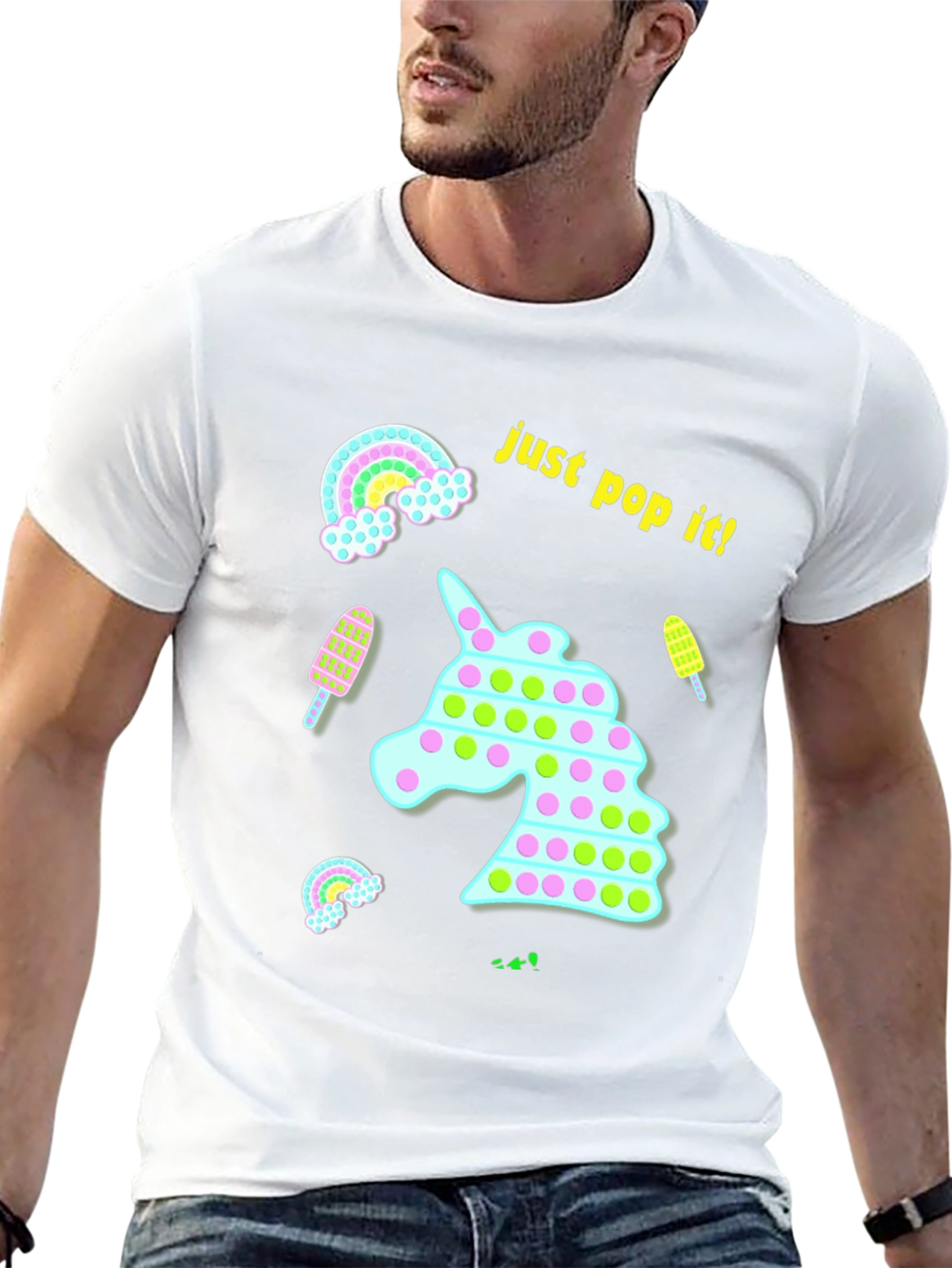 Just Pop It! Fun Unicorn T-Shirt