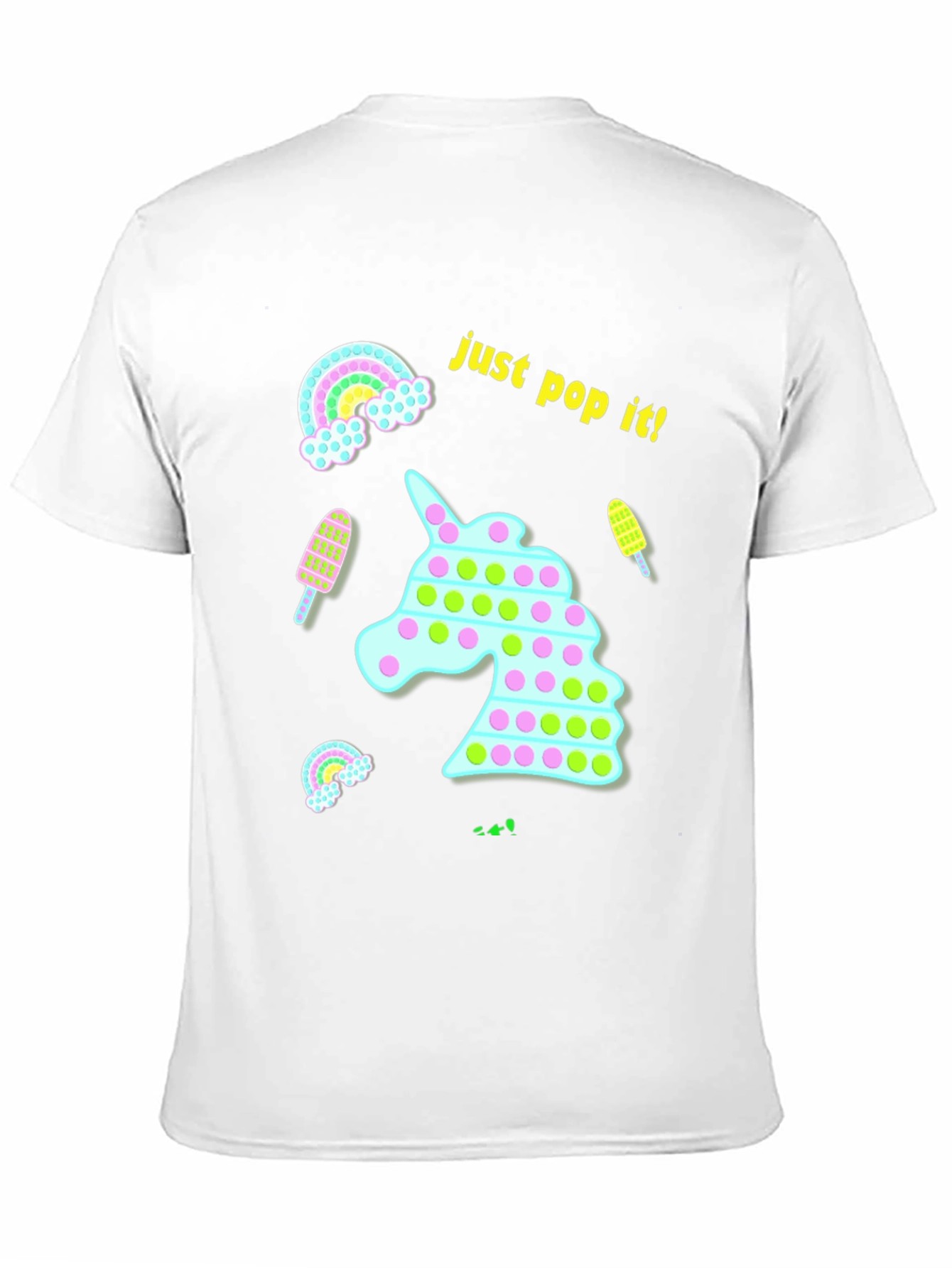Just Pop It! Fun Unicorn T-Shirt