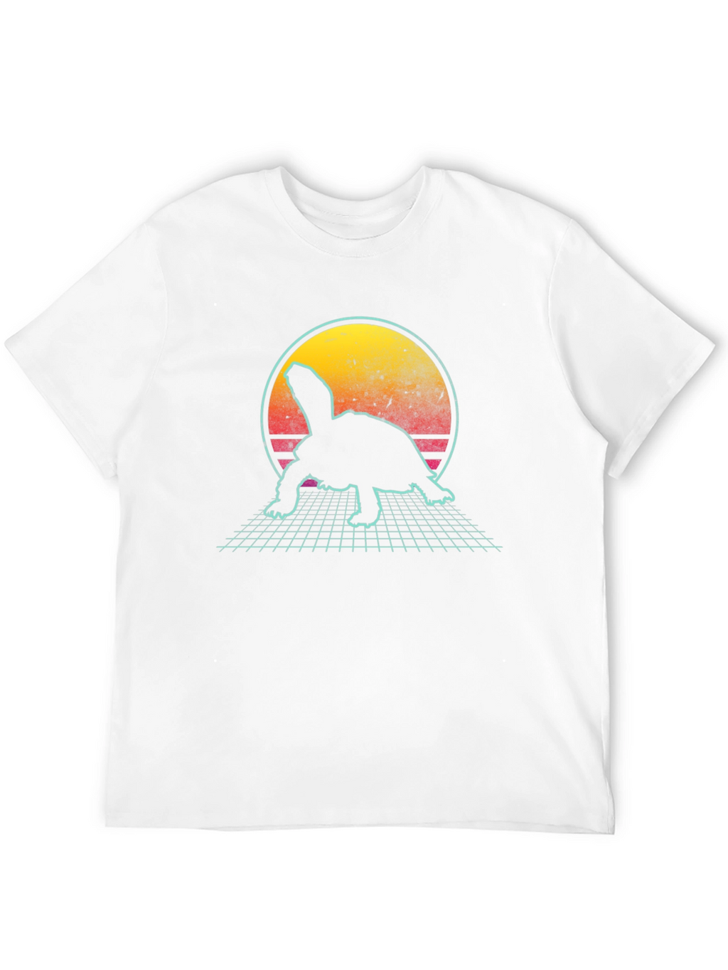 Retro Turtle T-Shirt - Synthwave Graphic Tee
