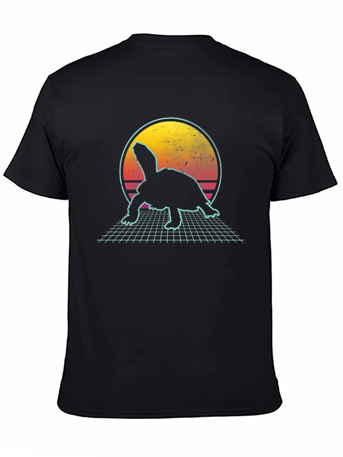 Retro Turtle T-Shirt - Synthwave Graphic Tee