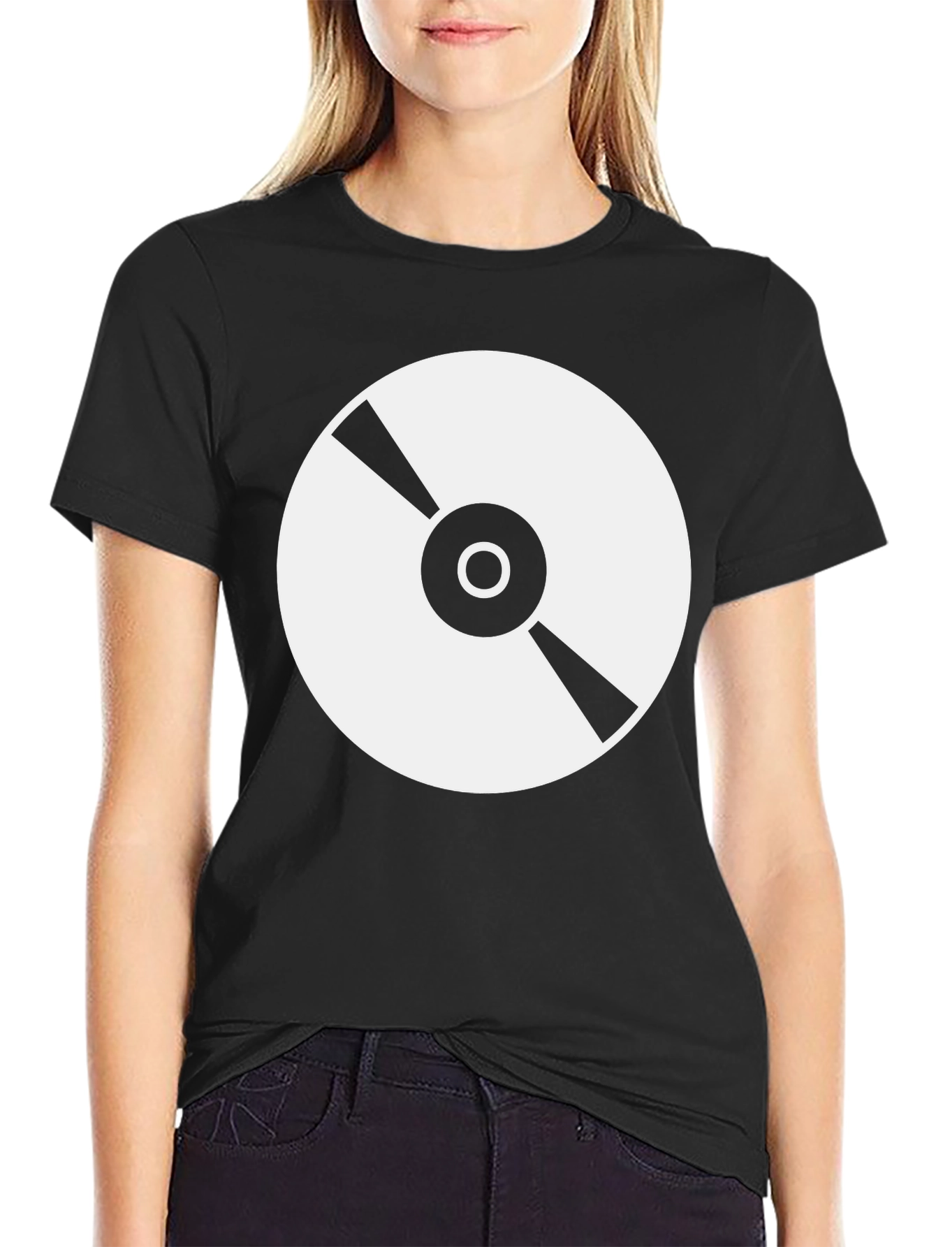 Retro Vinyl Record Graphic T-Shirt