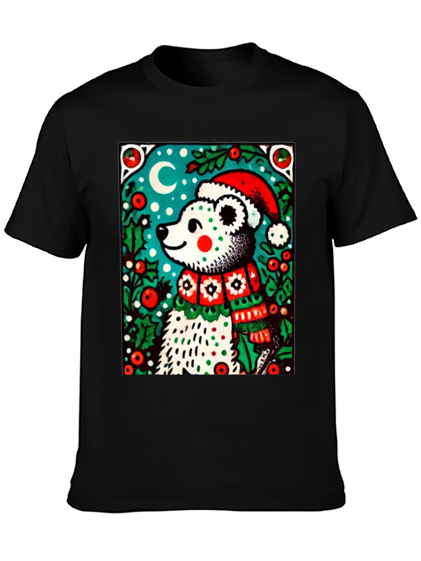 Festive Holiday Bear T-Shirt