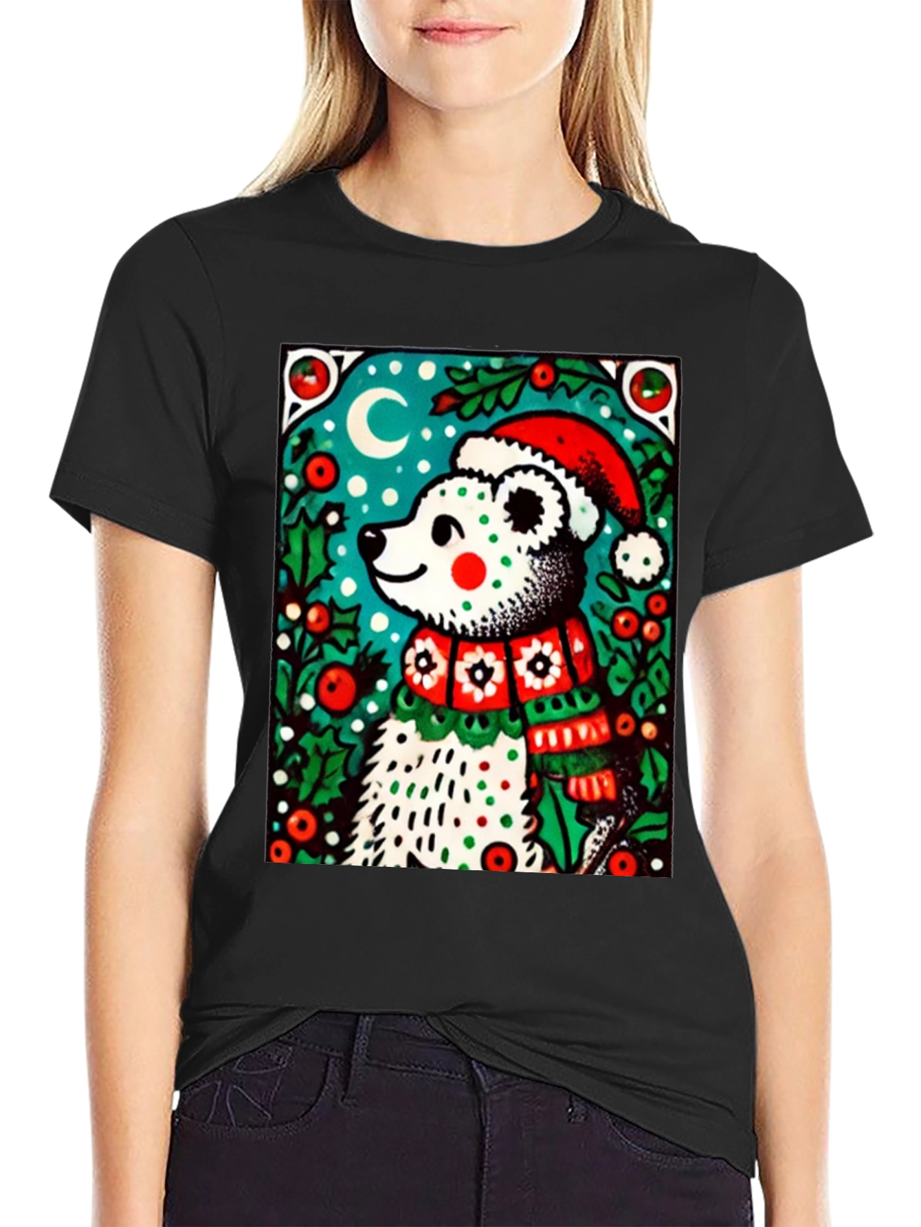 Festive Holiday Bear T-Shirt