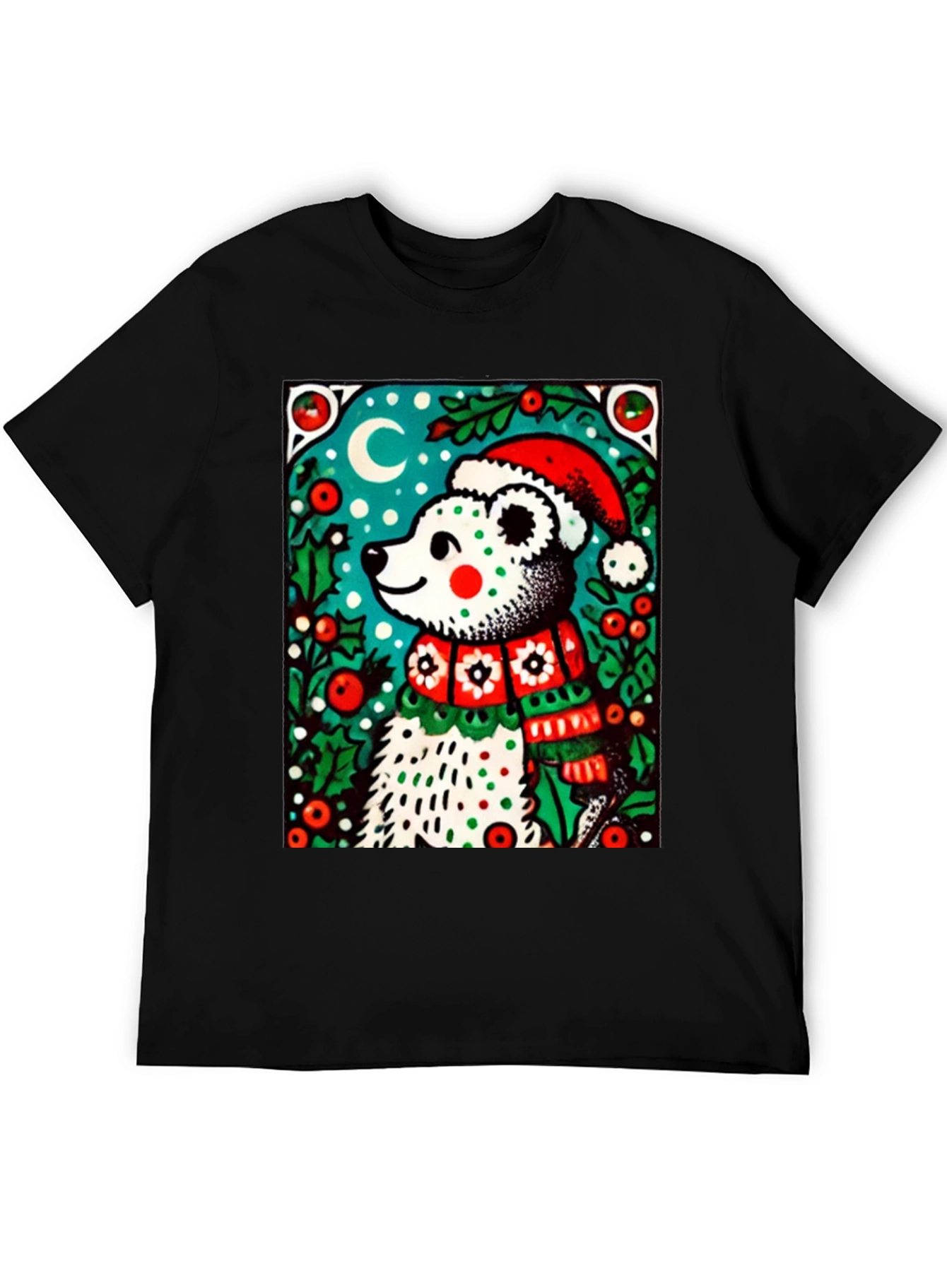 Festive Holiday Bear T-Shirt