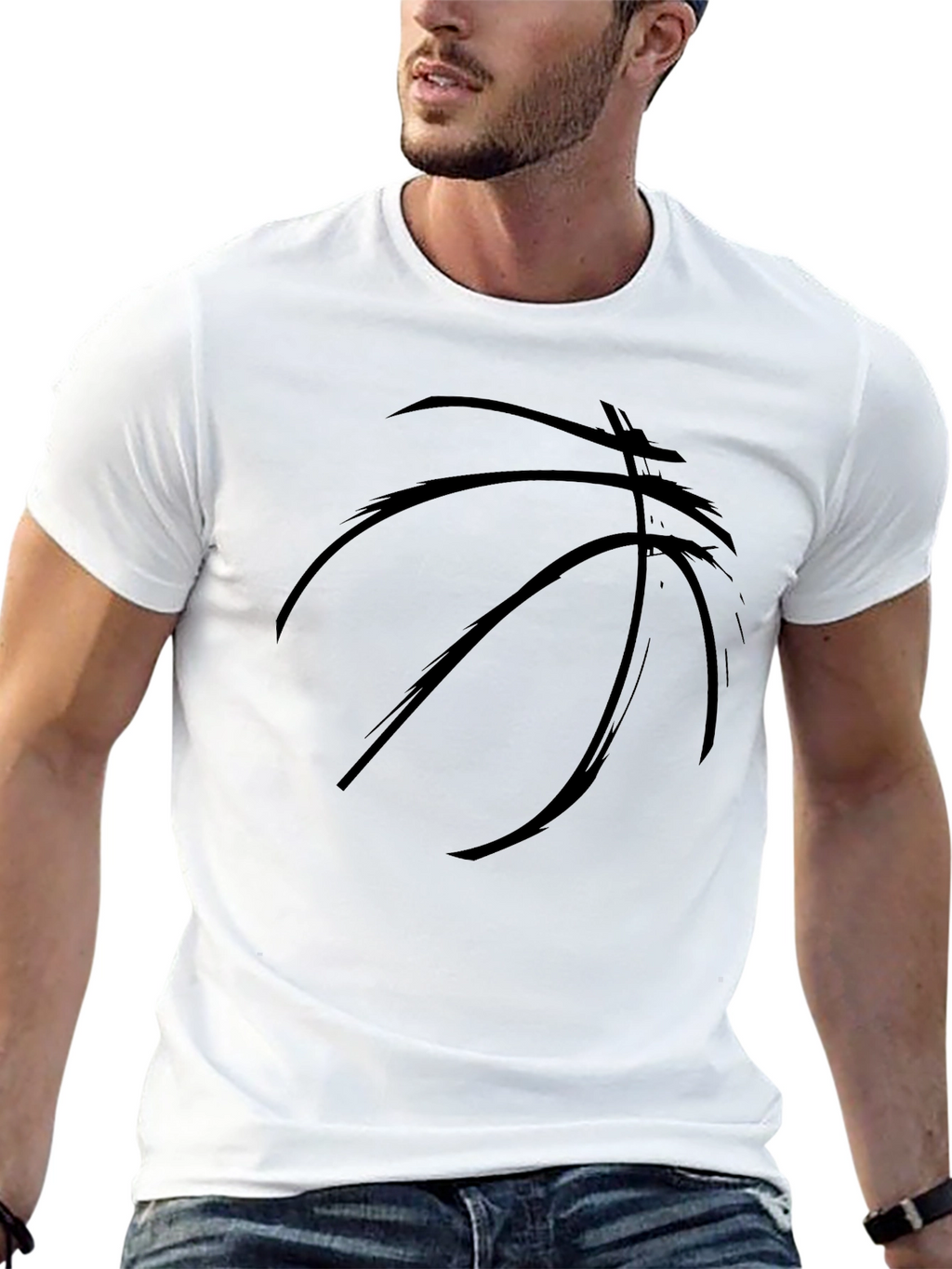 Basketball Graphic Tee - Casual Style