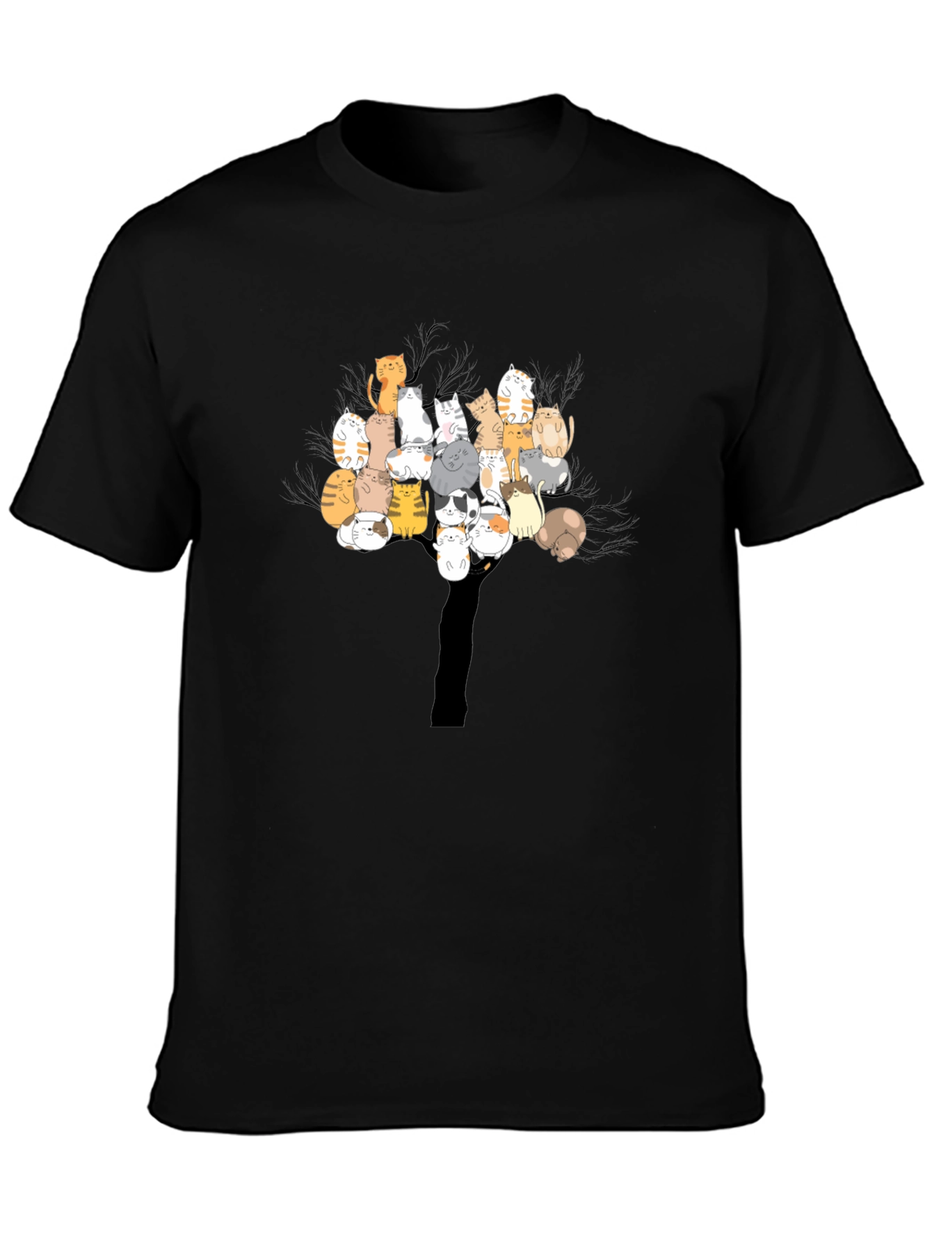 Cats Tree T-Shirt - Unique Graphic Tee