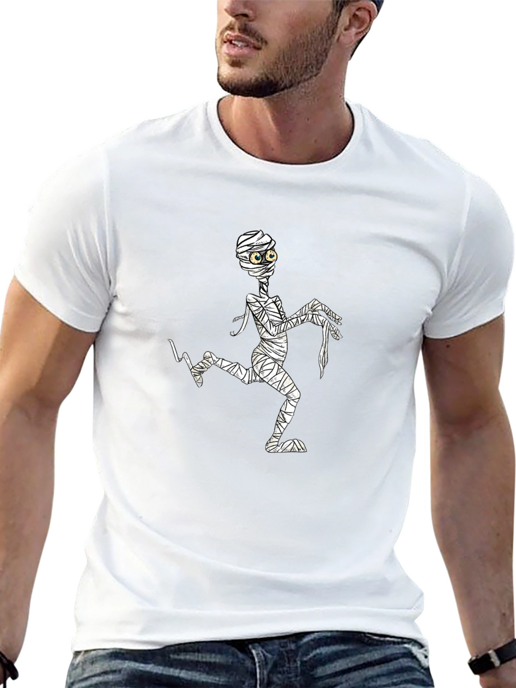 Mummy Graphic Black T-Shirt