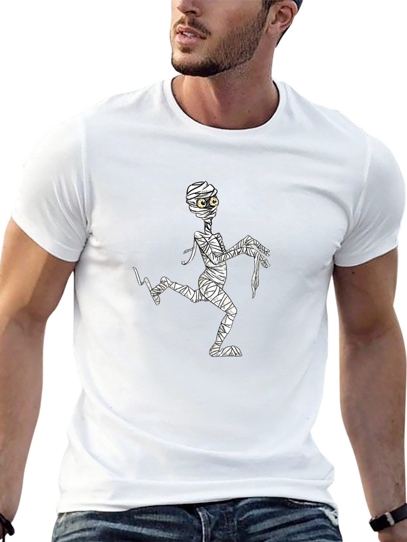 Mummy Graphic Black T-Shirt