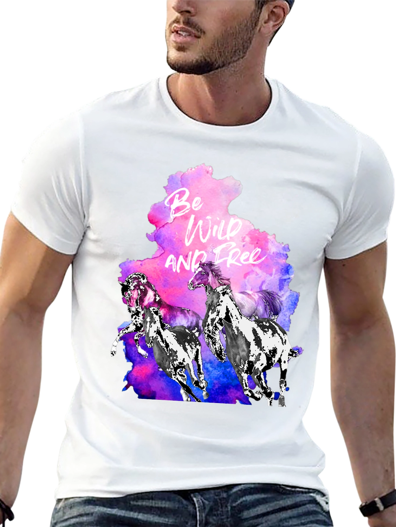 Wild & Free Horses Graphic Tee