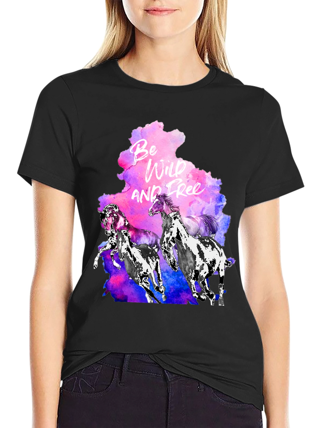 Wild & Free Horses Graphic Tee