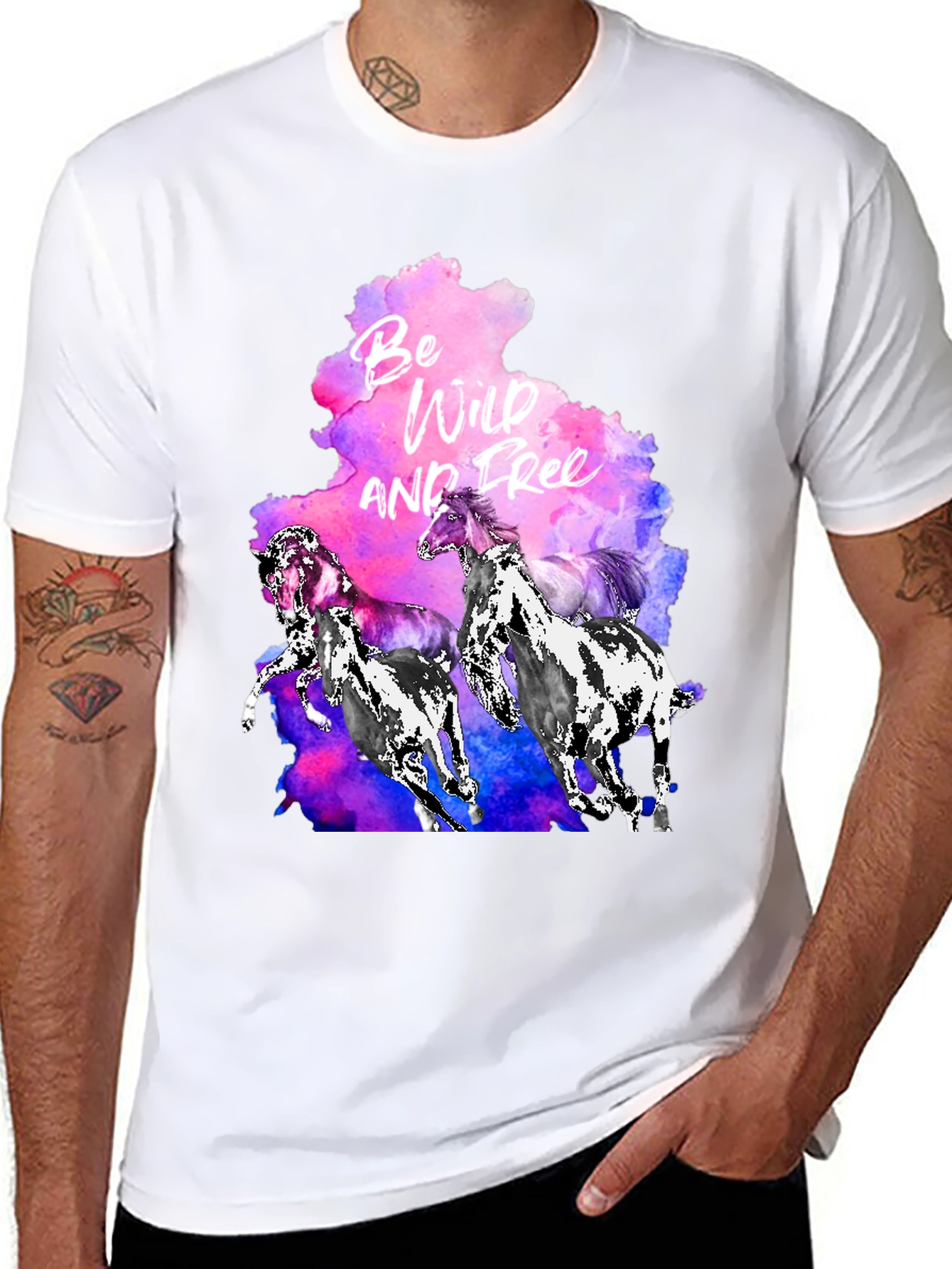 Wild & Free Horses Graphic Tee