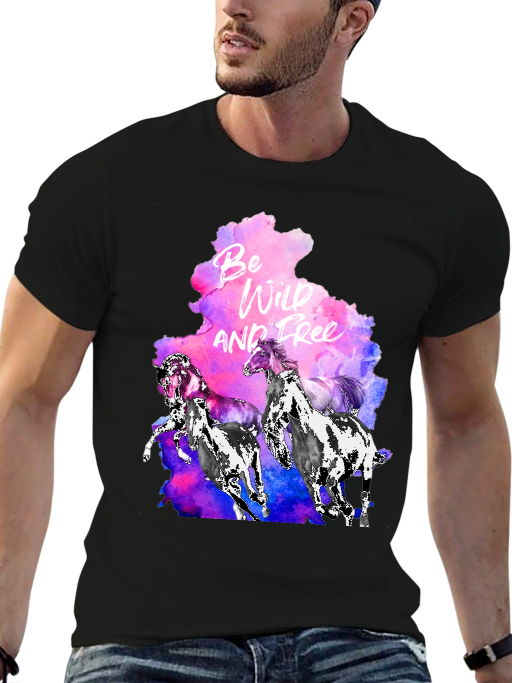 Wild & Free Horses Graphic Tee