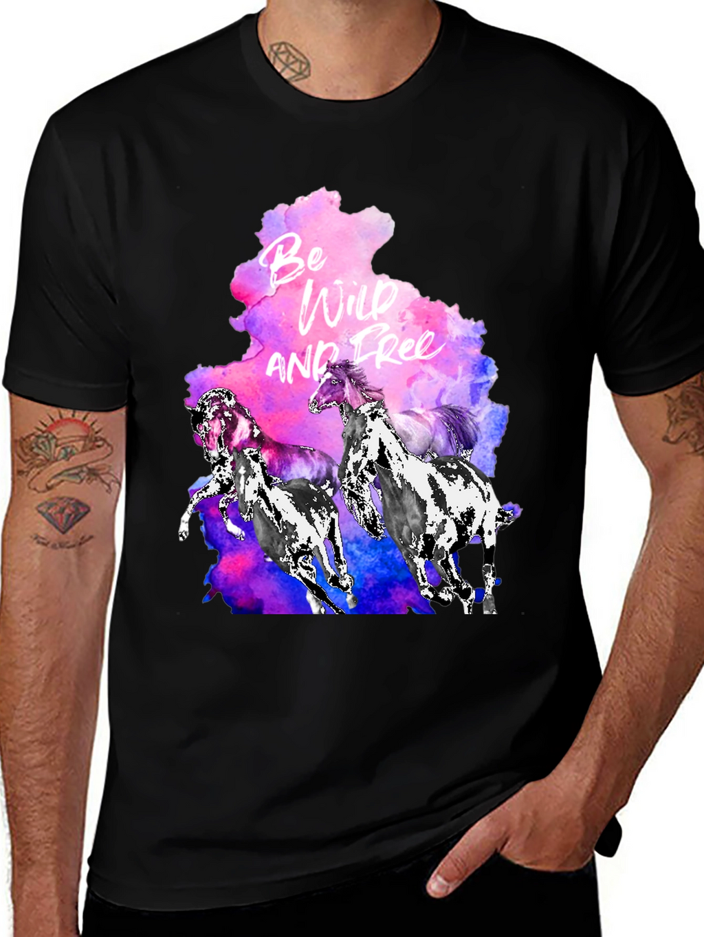Wild & Free Horses Graphic Tee