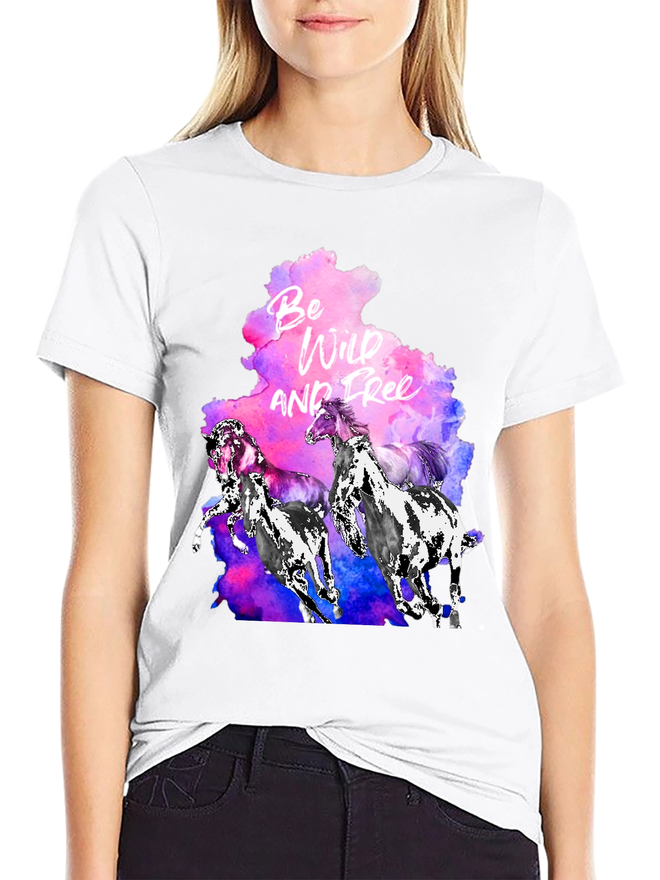 Wild & Free Horses Graphic Tee