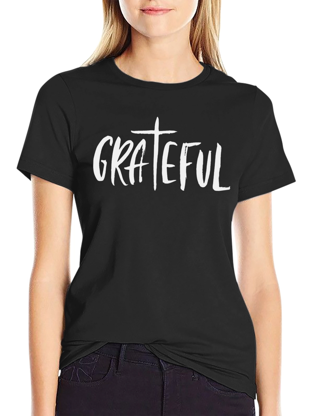 Grateful Graphic Tee - Soft Cotton Blend