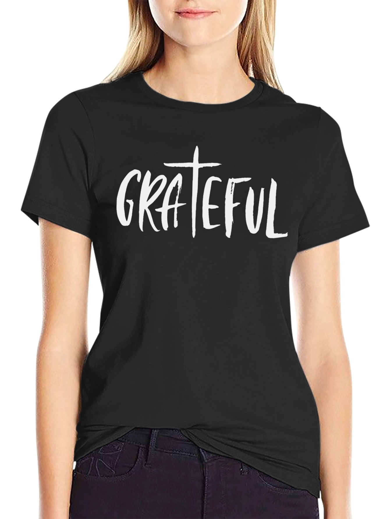 Grateful Graphic Tee - Soft Cotton Blend